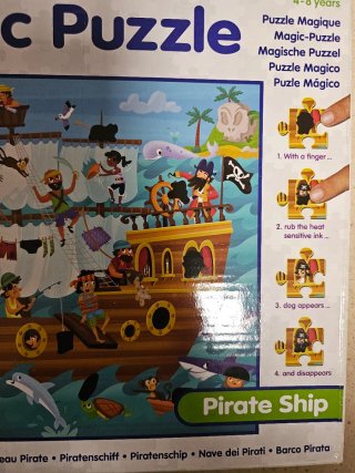 Puzzle Galt Barco Pirata 50 Piezas