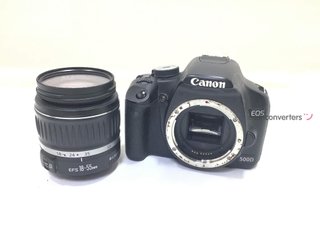 camara digital reflex canon eos 500d+ef-s 18-55mm 1:3.5-5.6 is