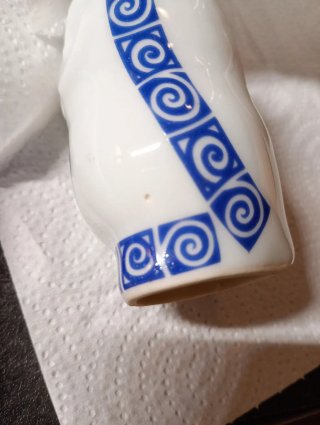 Búho Porcelana Artesanía Barreiros Galicia