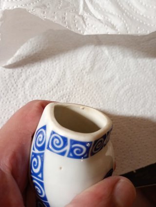 Búho Porcelana Artesanía Barreiros Galicia