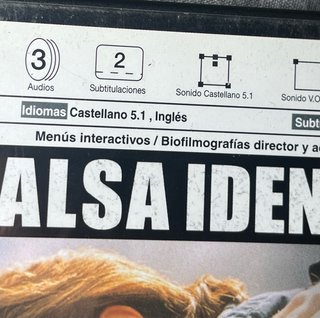 DVD Falsa Identidad