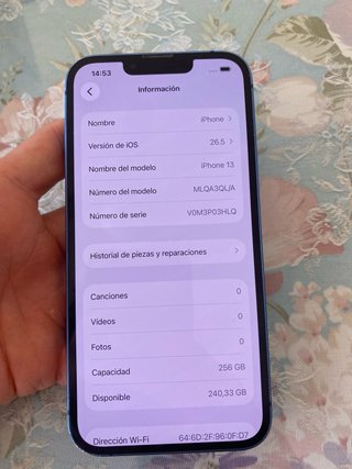 iPhone 13 256GB Azul