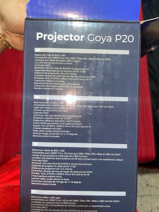 Proyector Full HD Prixton GOYA P20