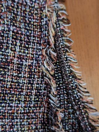 Top Zara Tweed Estilo Chanel Talla M