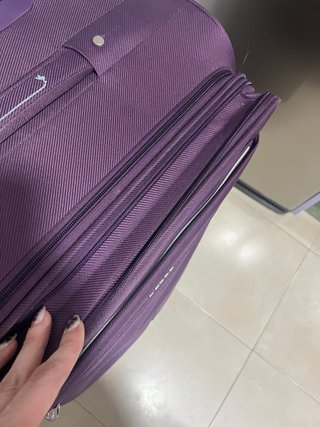 Maleta grande morada Gabol