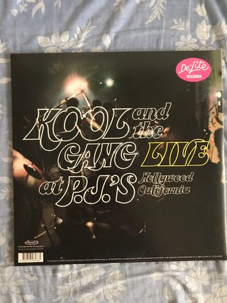 Kool & The Gang Live at P.J.'s Vinilo