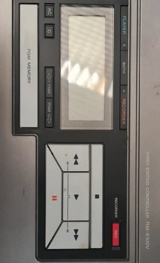 Controlador Edición Video Sony RM-E100V