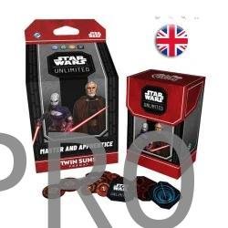 Star Wars Unlimited: Twin Suns Deck Aprendiz y Maestro (Inglés)