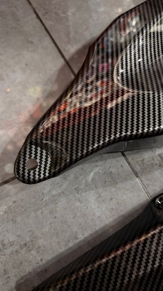 Tapas laterales Yamaha MT-09 Carbono