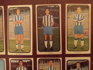 Lote 10 cromos Málaga Ed Ruiz Romero 1973-74 73 74