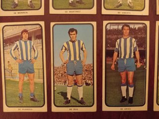 Lote 10 cromos Málaga Ed Ruiz Romero 1973-74 73 74
