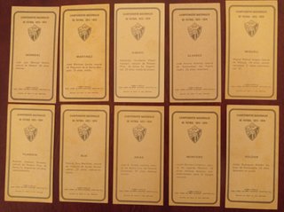 Lote 10 cromos Málaga Ed Ruiz Romero 1973-74 73 74