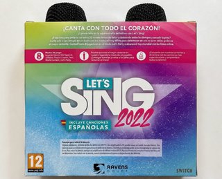 Juego Nintendo Switch Let's Sing 2022