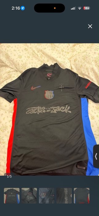Camiseta Nike Travis Scott FC Barcelona Talla M