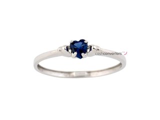anillo oro 18k con piedra con circonita t. 14 (17,2 mm)