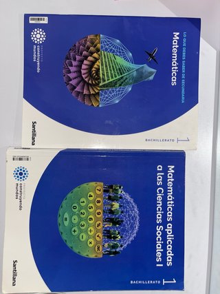 Pack libro matemáticas y cuadernillo 1 bach