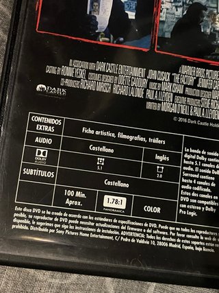 DVD Desaparecida (Defecto carcasa, ver fotos)