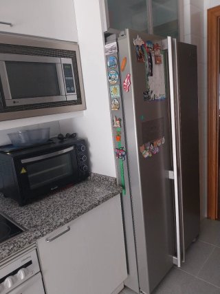 Cocina Completa Plata y Blanca