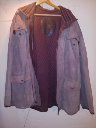 Chaquetón ante con forro interior