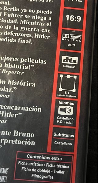 DVD El Hundimiento (Defecto carcasa, ver fotos)