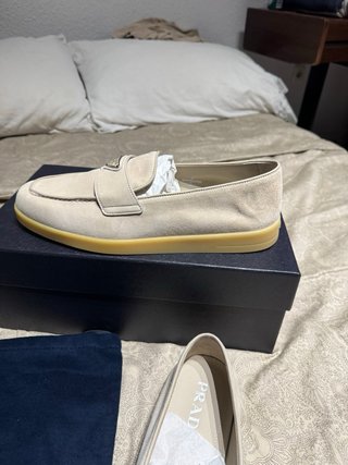 Mocasines Prada Ante Beige