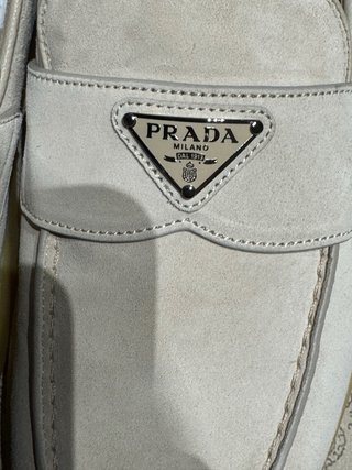 Mocasines Prada Ante Beige