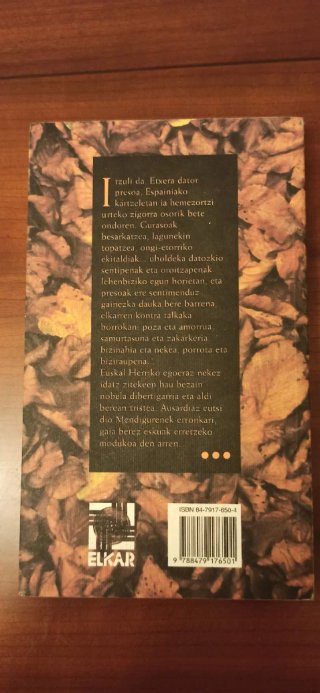 Berriro igo nauzu (Literatura saila)