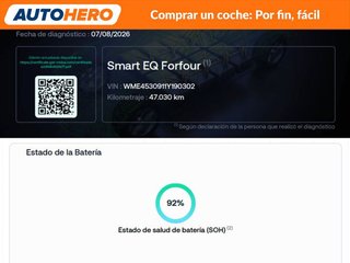 Smart Forfour electric drive 60 kW passion