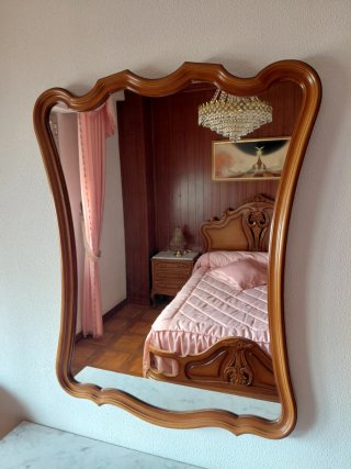 Espejo de madera
