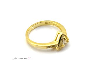 sortija plata 925mm con piedra con circonita t. 10 (15,92 mm)