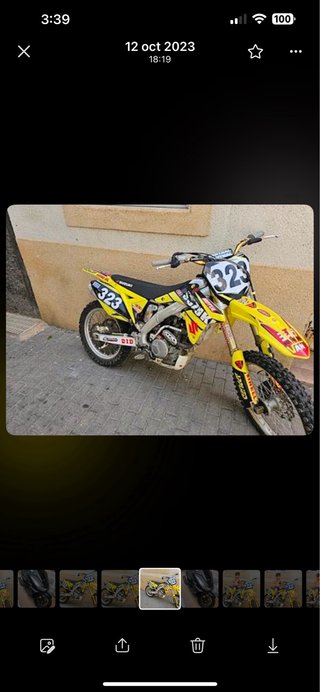 Suzuki Motocross 250cc 4T 2012