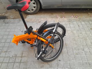 Bicicleta plegable 20"
