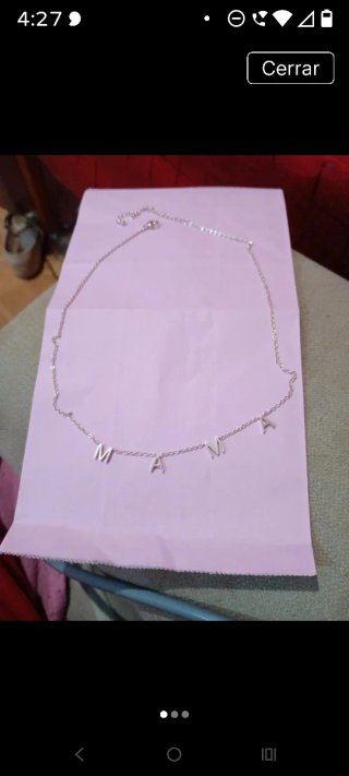 Gargantilla Plata MAMA