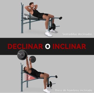 Banco de musculación ajustable