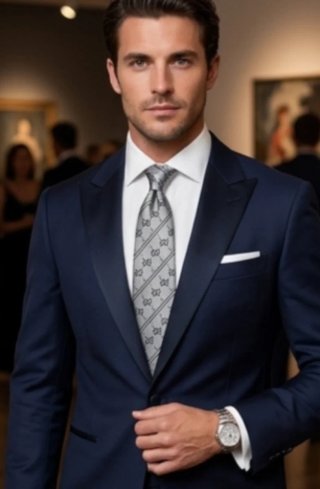 Corbata De Seda Gucci GG Icónico Monograma.