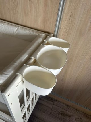 Cambiador bebé con colchón IKEA