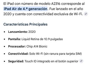 iPad 4ª Generación