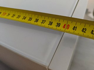 Estantería Besta Ikea Blanca y Transparente