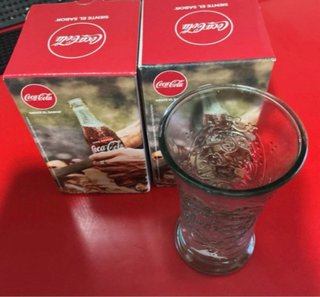 Vasos Coca-Cola Vintage Cristal