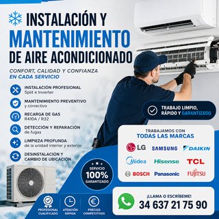 Instalacion de aire ar condicionado en España