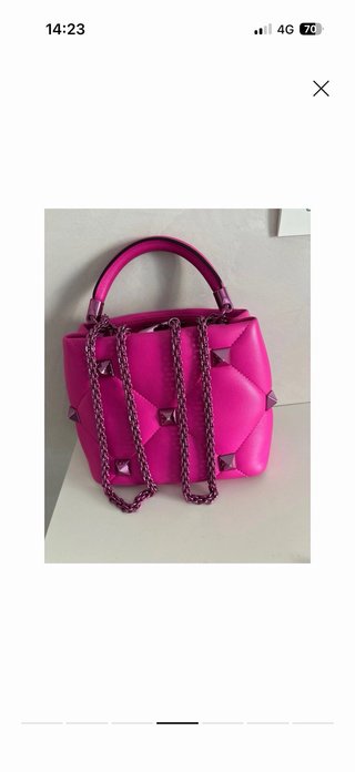 Borsa Valentino Fucsia Rockstud