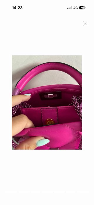 Borsa Valentino Fucsia Rockstud