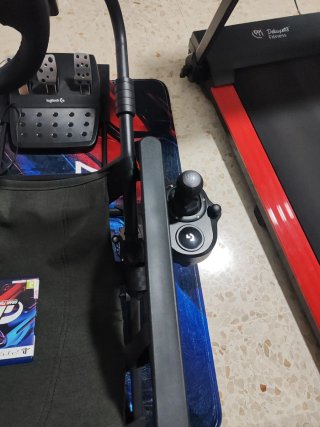 Sillón Gamer Simulador + Volante Logitech