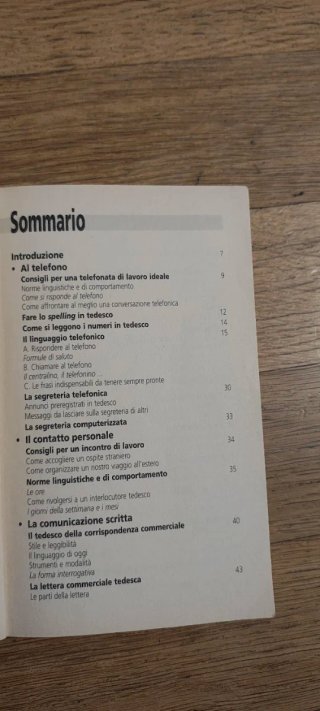 Il tedesco in ufficio, al telefono, di persona ...