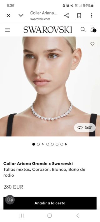 Collar Swarovski Ariana Grande
