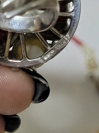Anillo Barroco Perlas y Coral Mediterráneo