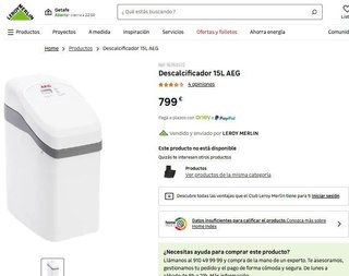 DESCALCIFICADOR  15L AEG