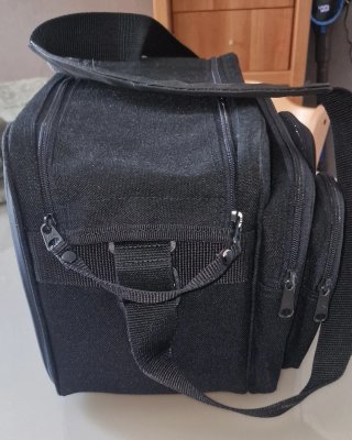 Borsa fotografica APINAR nera con tracolla