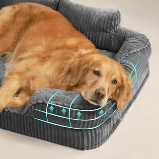 EHEYCIGA cama perro XL viscoelástica impermeable