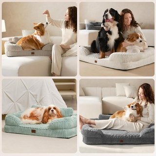 EHEYCIGA cama perro XL viscoelástica impermeable